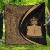 Tokelau Coat Of Arms Polynesian Premium Quilt  Circle Style  02 J2  Quilt